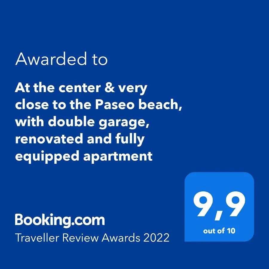 At The Center & Very Close To The Paseo Beach, With Double Garage, Renovated And Fully Equipped Apartment contacts